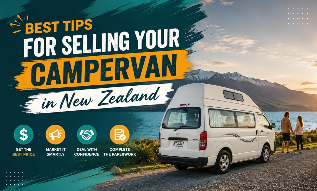 Tips for selling a campervan in New Zealand