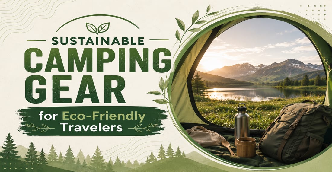 Sustainable camping gear