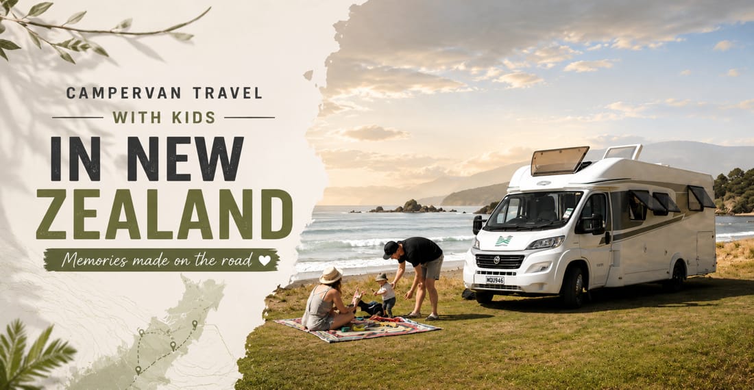 Campervan travel with kids in New Zealand