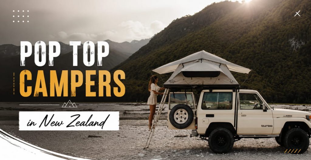 Pop top campervans in New Zealand
