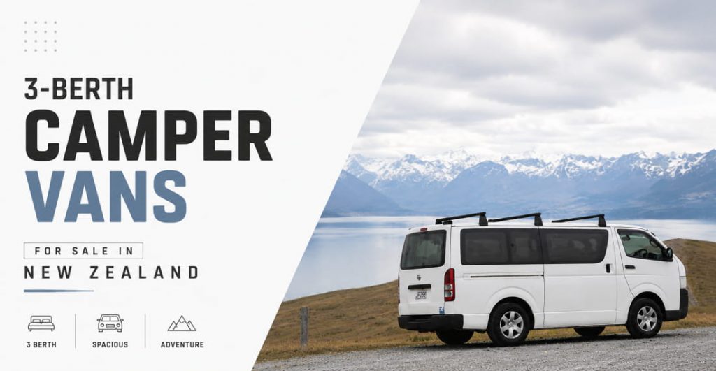 3-Berth campervans in New Zealand