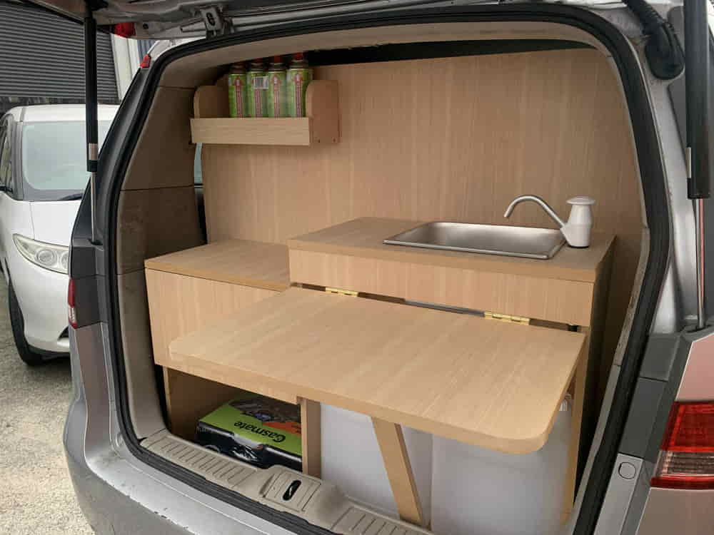 Campervan kitchen unit